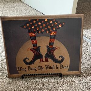 Halloween Witch Wall Art